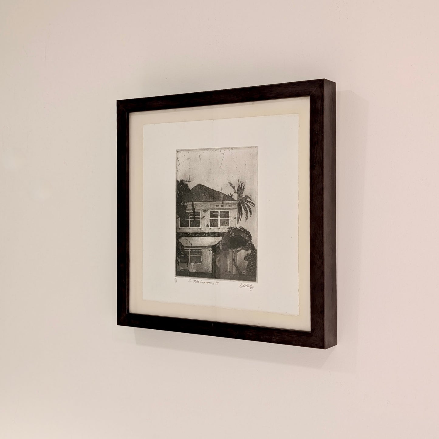 Kylie Blackley (Australia) 'The Melba Conservatorium', Etching