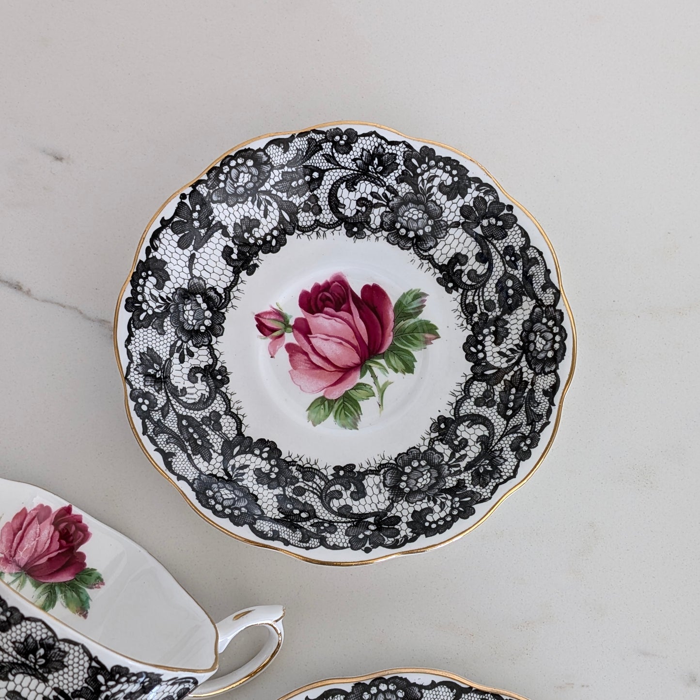 A Royal Albert 'Senorita' Bone China Teacup Trio