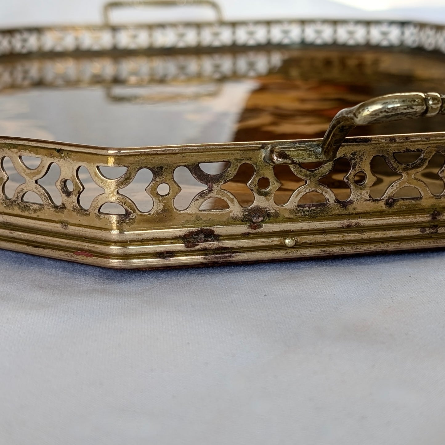 An Italian Sorrento Ware Marquetry Tray, c1960