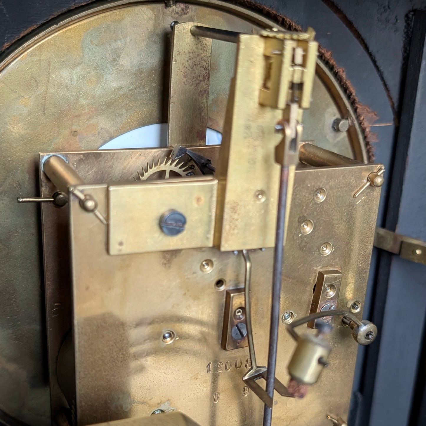 A Large 19th Century Aesthetic Movement Ebonised Mantel Clock, c1890