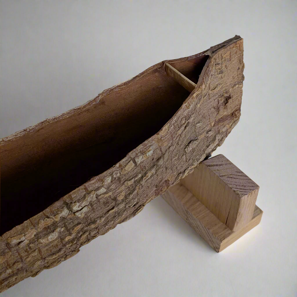 A Saugeen First Nations Birchbark Canoe Model, c1960