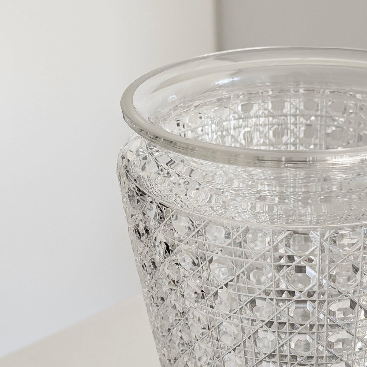 A Substantial 19th Century French Cut Crystal & Ormolu Vase