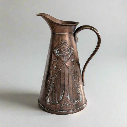 An Art Nouveau Jug by Joseph Sankey & Sons, c1900