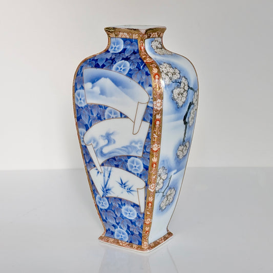 A Meiji Period Japanese Koransha Porcelain Vase