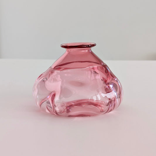 A Signed Australian Studio Glass Vase by Carrie Westcott