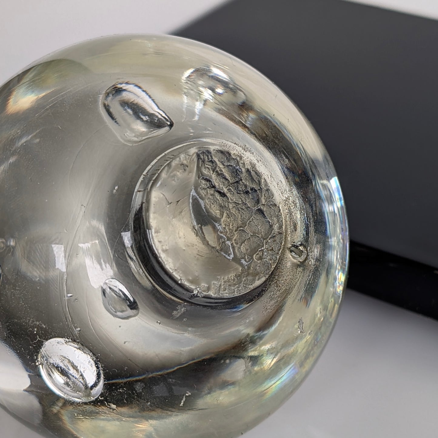 A Victorian Glass Dump Paperweight, c1880