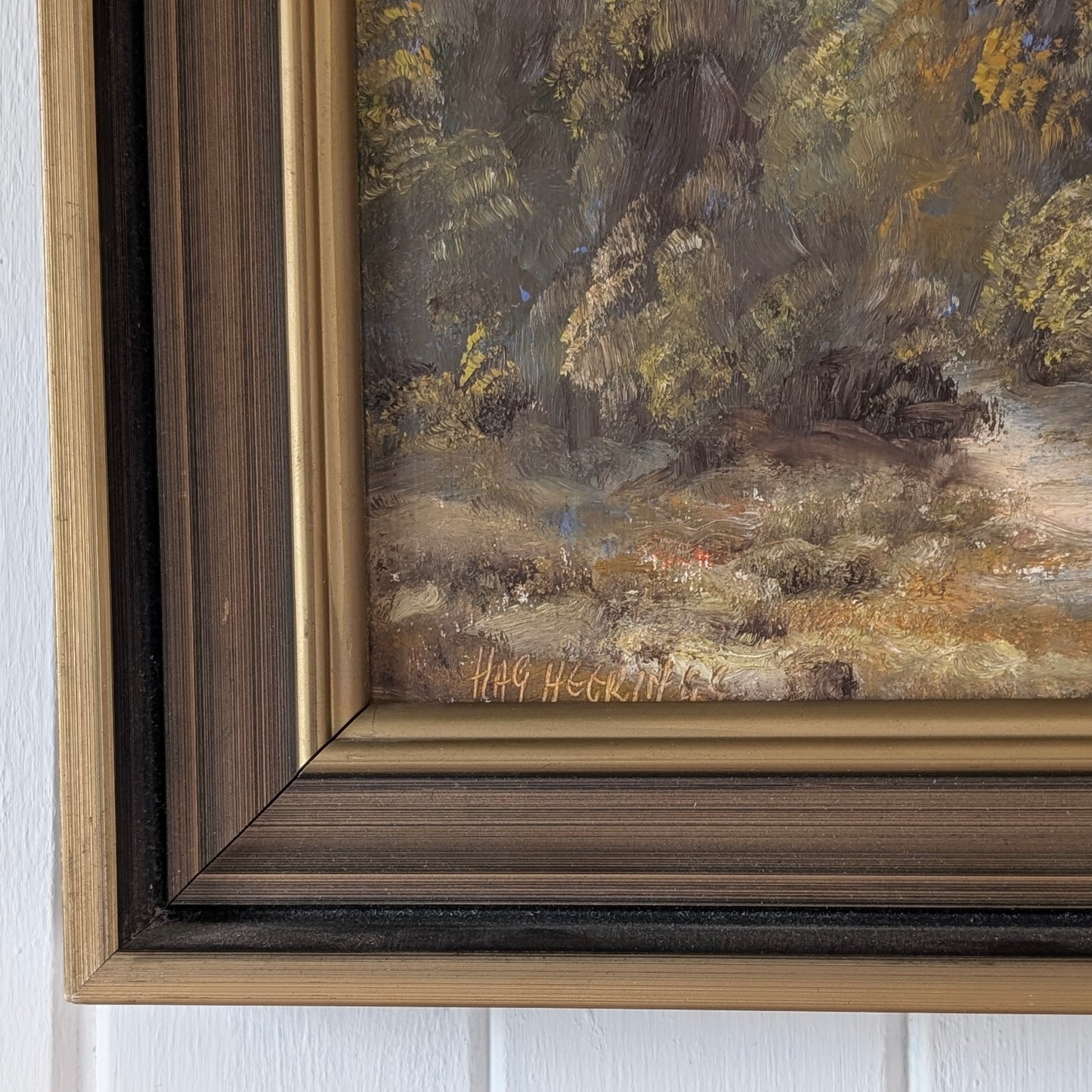 H.A.G Heerings 'Early Morning Yarra Valley' Oil, c1970