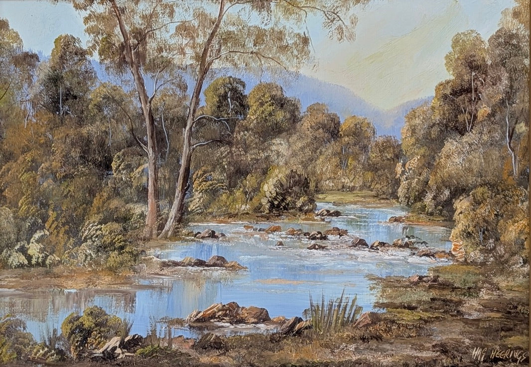 H.A.G Heerings 'Yarra Valley' Oil, c1970