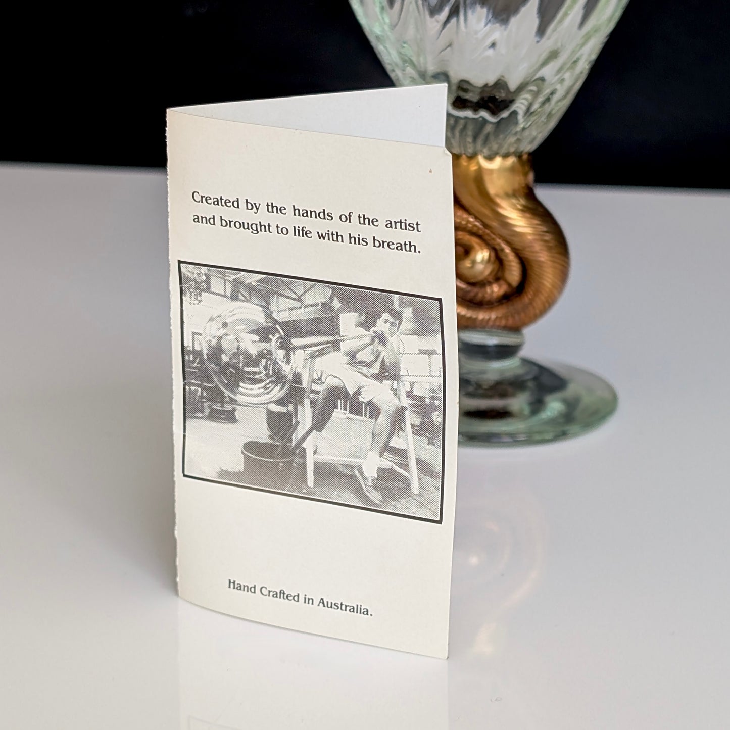 Sean O'Donoghue Australian Studio Glass "Sea Shell" Chalice