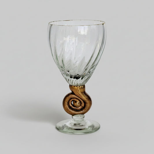 Sean O'Donoghue Australian Studio Glass "Sea Shell" Chalice