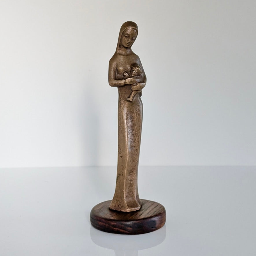 Leopoldine (Poldi) Mimovich 'Madonna & Child' Bronze Sculpture