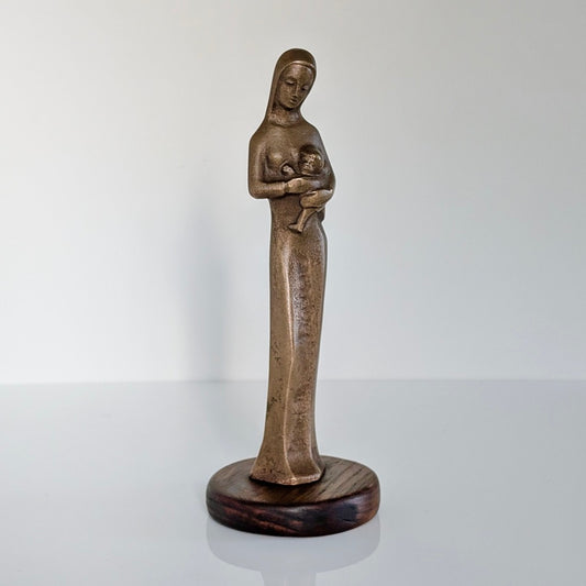 Leopoldine (Poldi) Mimovich 'Madonna & Child' Bronze Sculpture