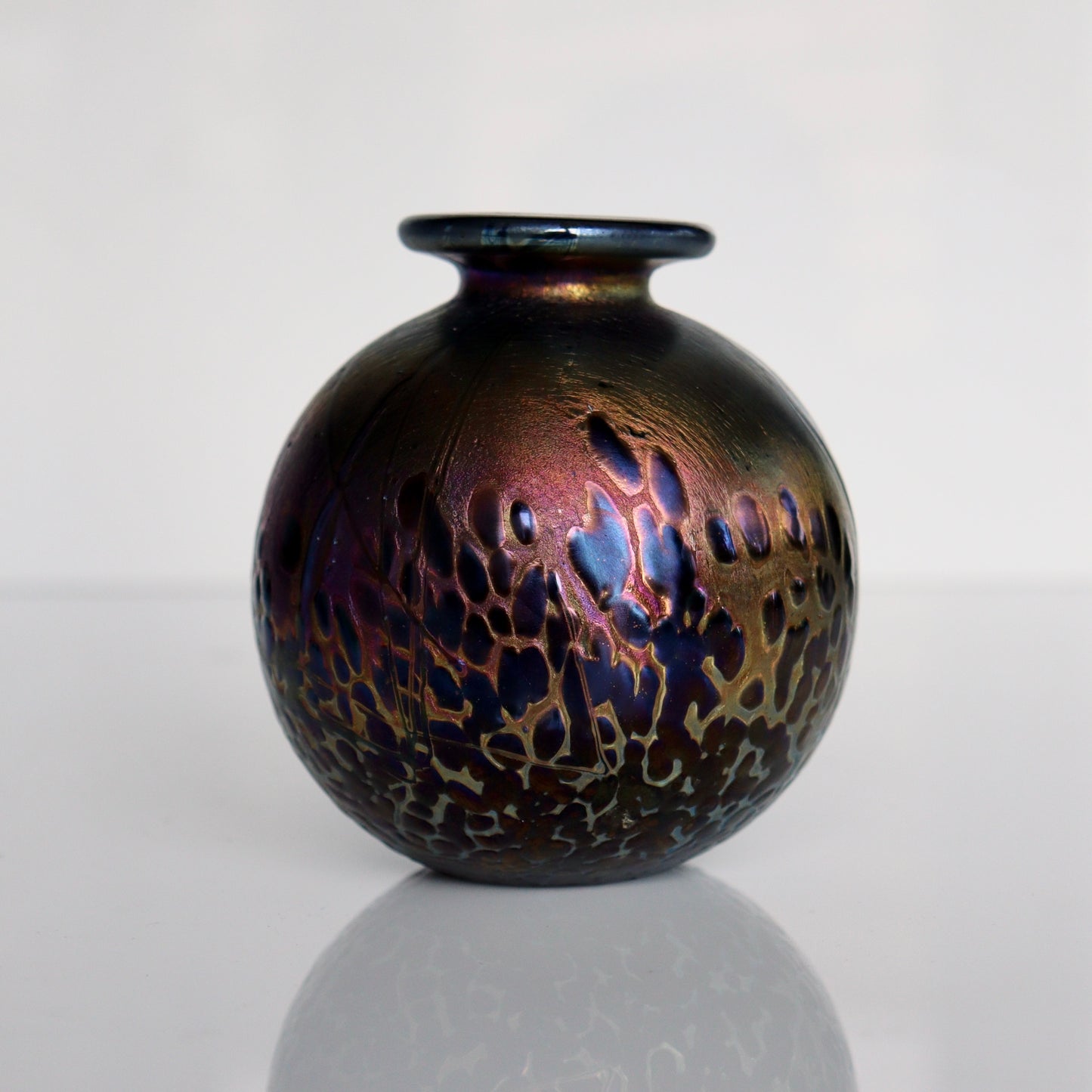 Phoenician Glass (Malta) Iridescent Vase