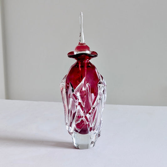 A Blown-Glass Perfume Bottle