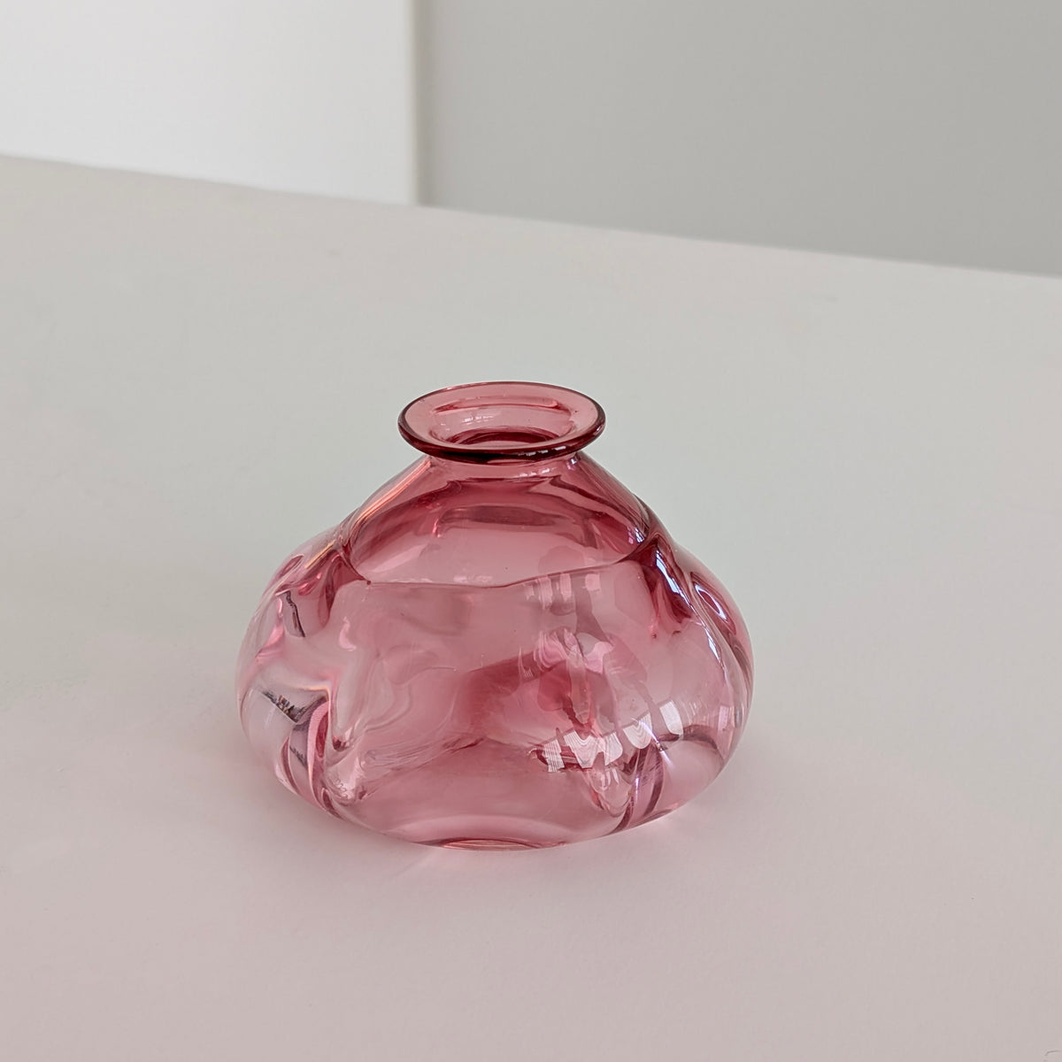 A Signed Australian Studio Glass Vase by Carrie Westcott