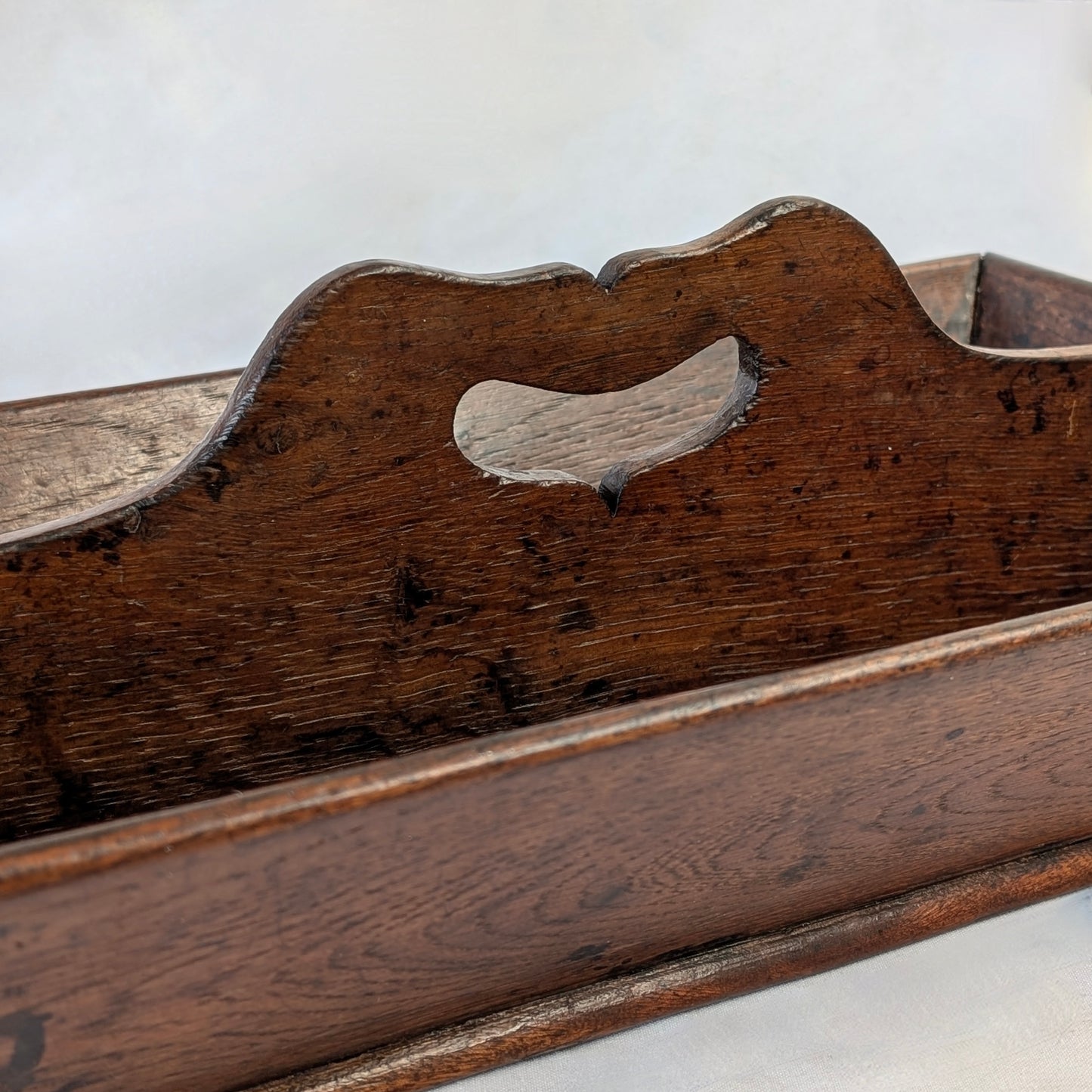 A 19th Century English Oak Cutlery Tray, c1860