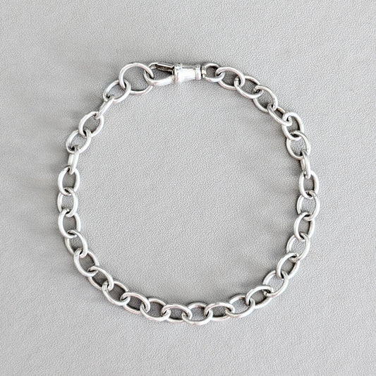 A Sterling Silver Swivel Clasp Bracelet