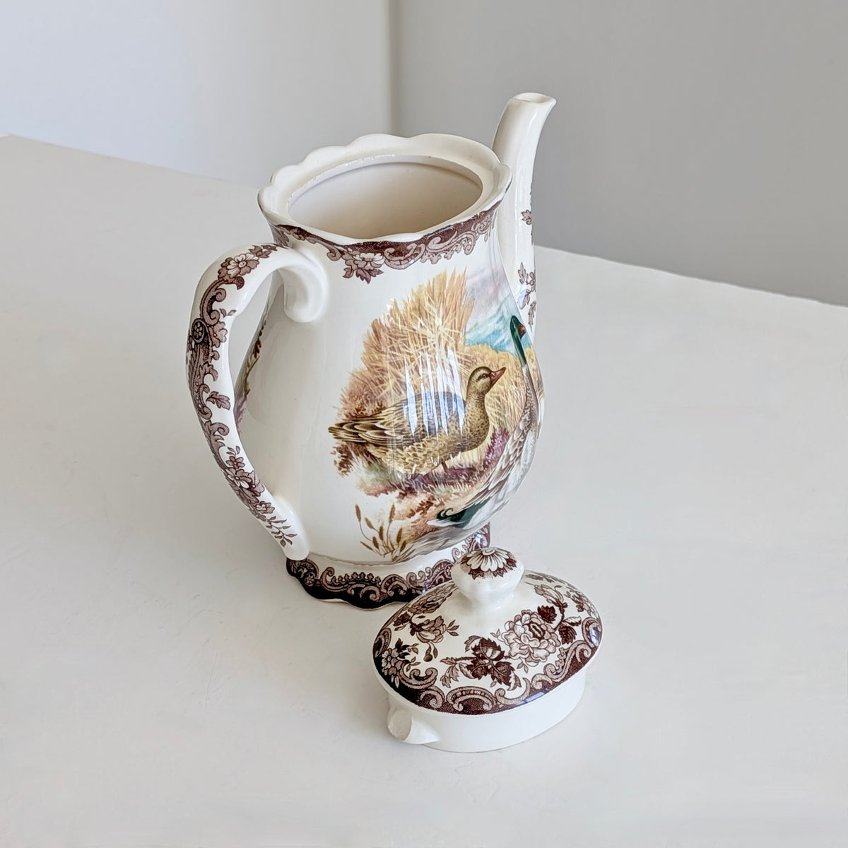 A Palissy England "Game Series" Coffee Pot