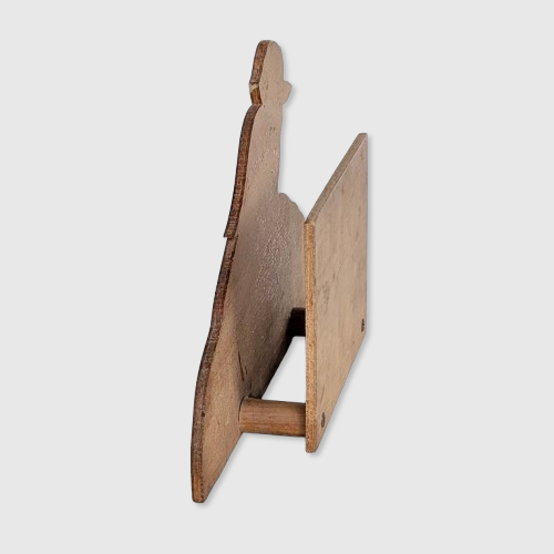 An Australian Pokerwork 'Kookaburra' Letter Rack, c1930