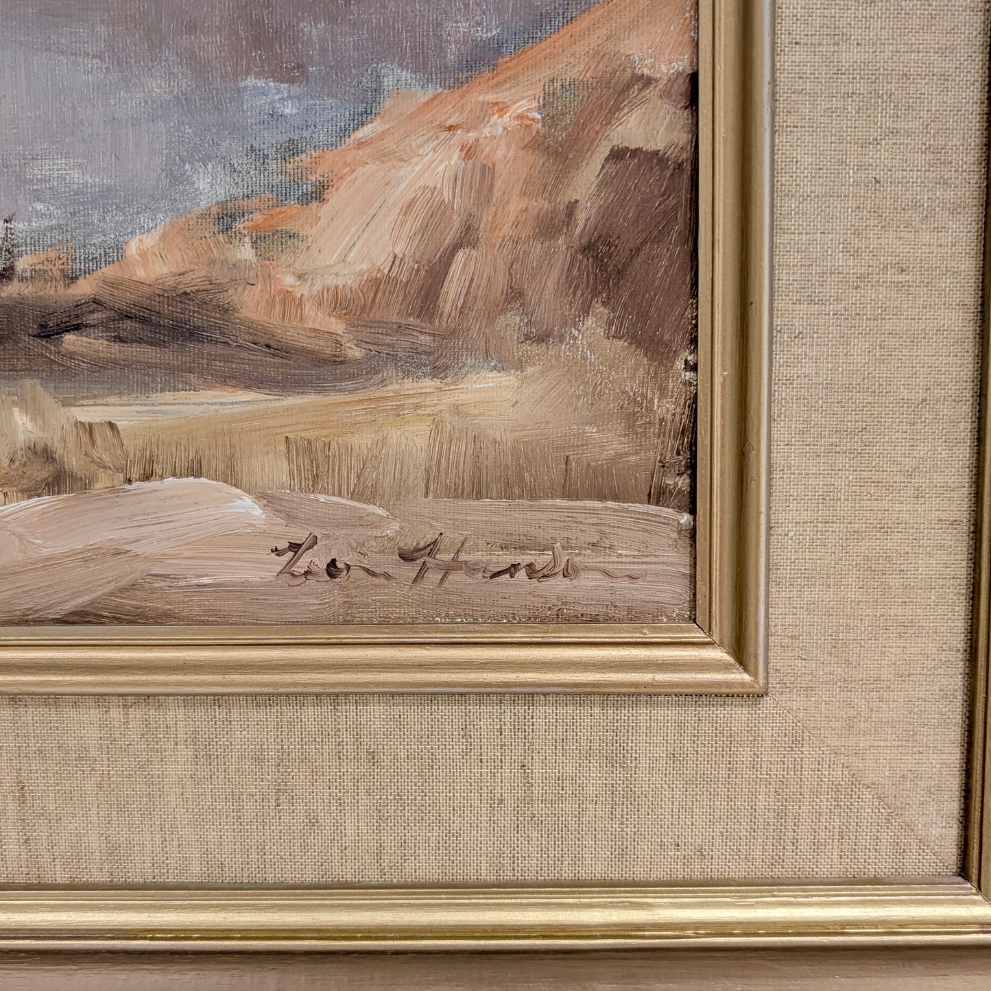 Leon Hanson 'River Gums Morning Light - Carpenter Valley NSW', Oil