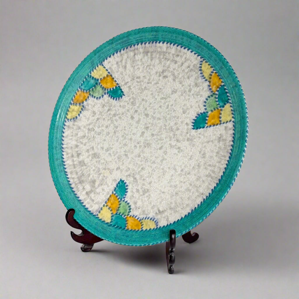 Art Deco Charlotte Rhead Crown Ducal Pottery Charger Plate