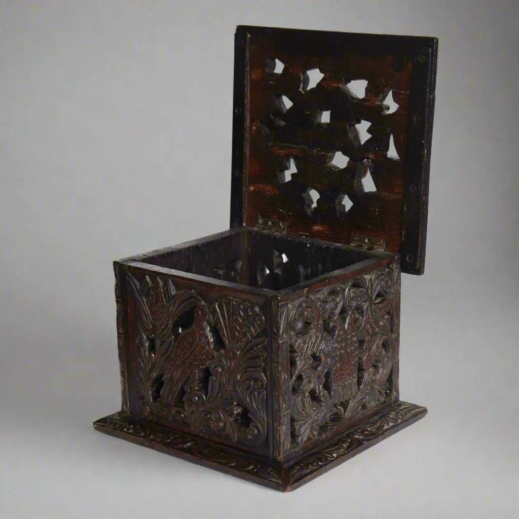 An 18th Century Dutch Oak Foot Warmer, c1780