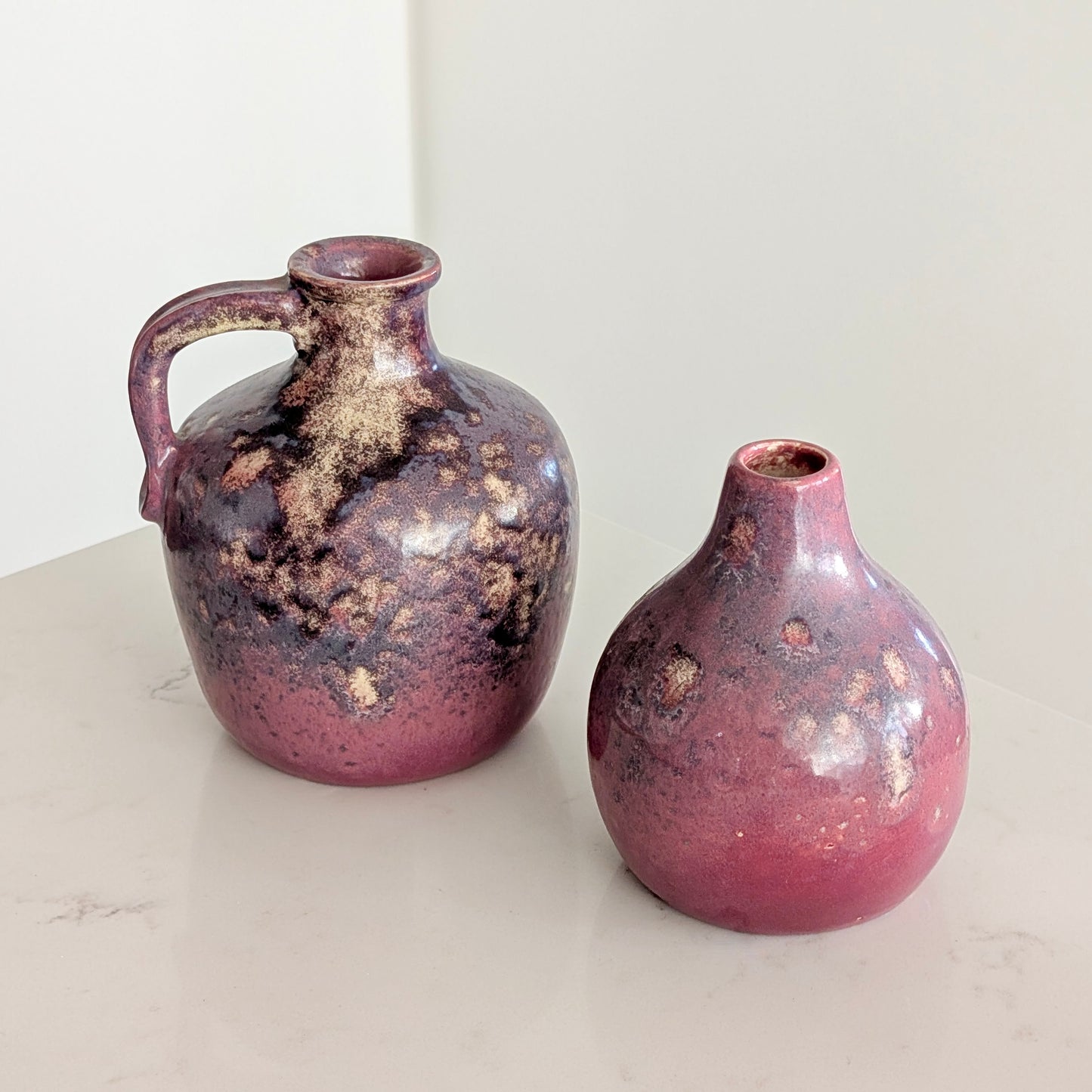 Sadie Kennedy Australian Pottery Jug & Vase, c1940's