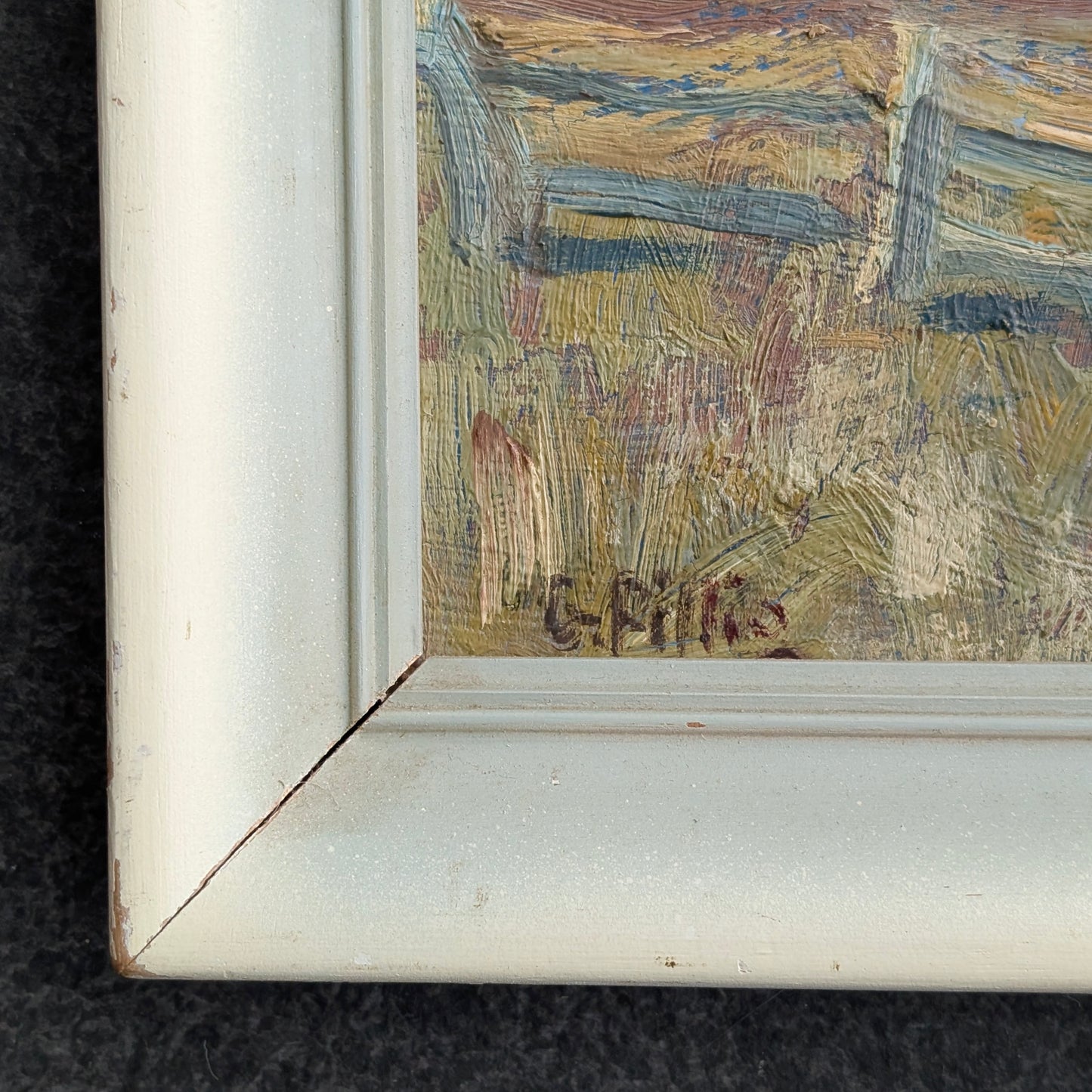 Gustav Pillig 'Australian Landscape' Oil, 20th Century