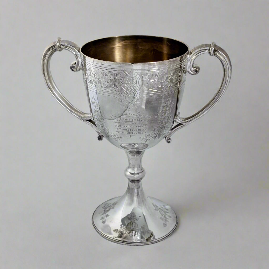 VIC P&K Club Challenge Cup Silver Plated Trophy, c1909