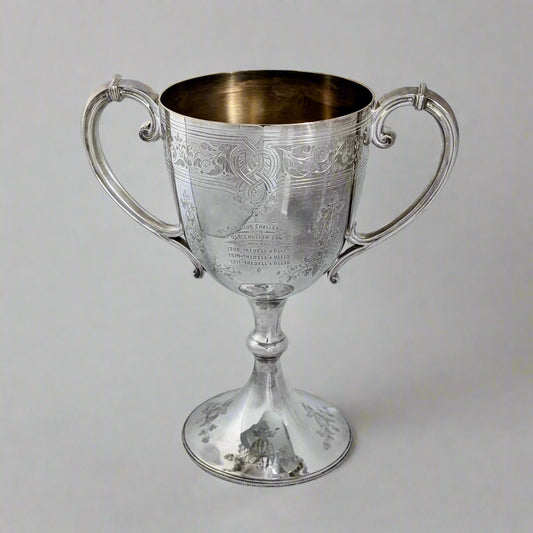 VIC P&K Club Challenge Cup Silver Plated Trophy, c1909