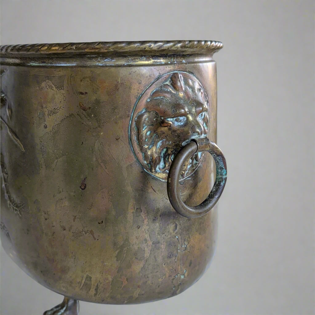 A French Brass Jardiniere, Late 19th Century