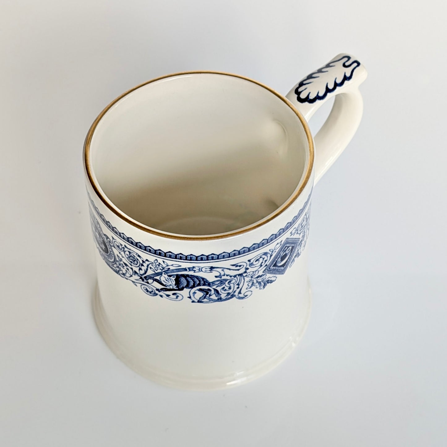 4 'Mulberry' Longton Hall Mugs