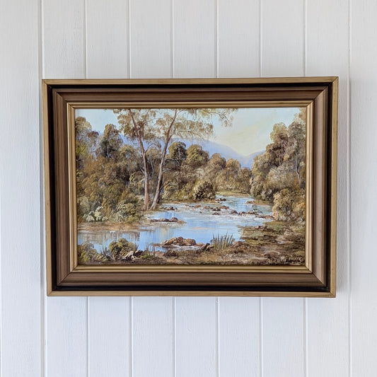 H.A.G Heerings 'Yarra Valley' Oil, c1970