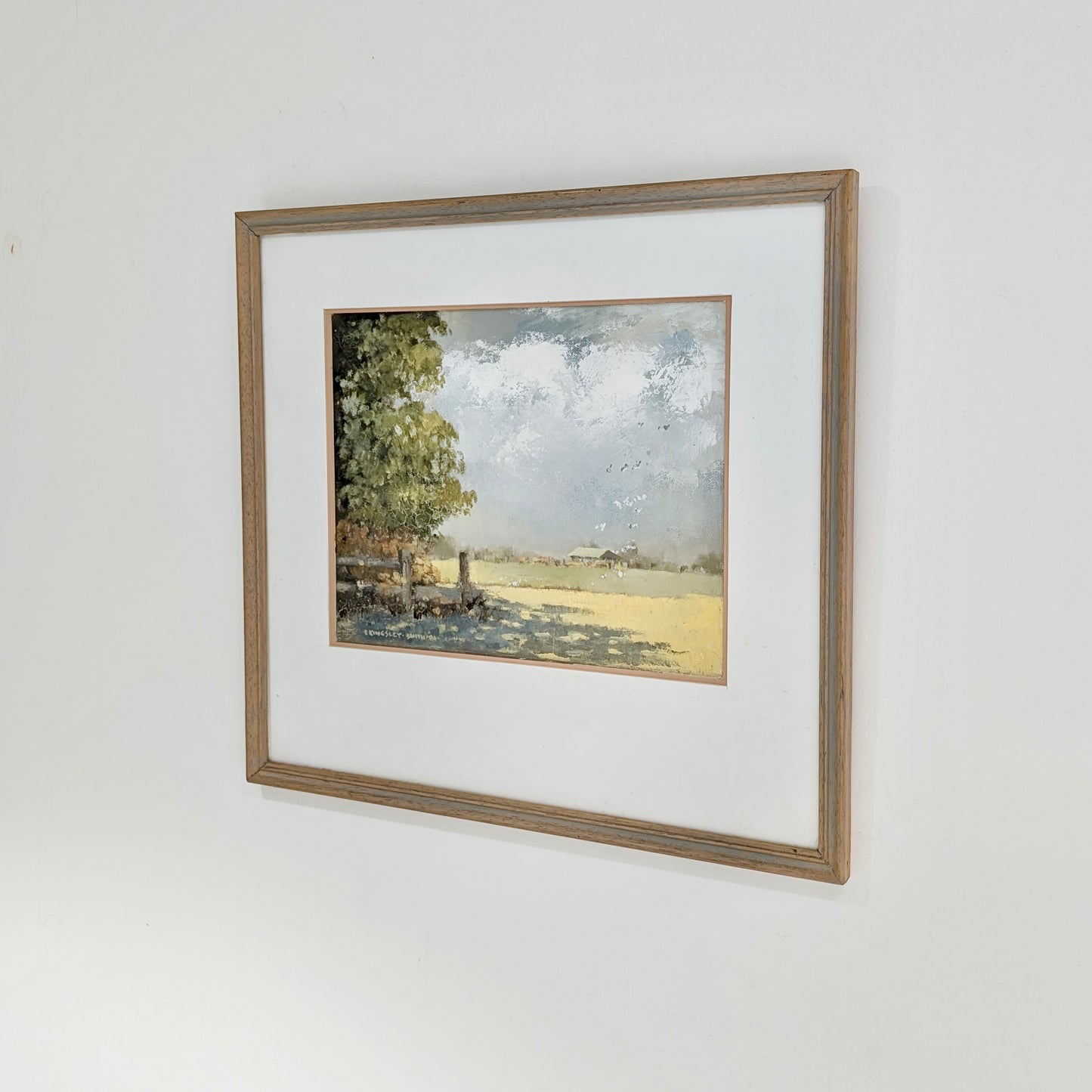 E. Kingsley-Smith 'Sunlit Paddock', Oil