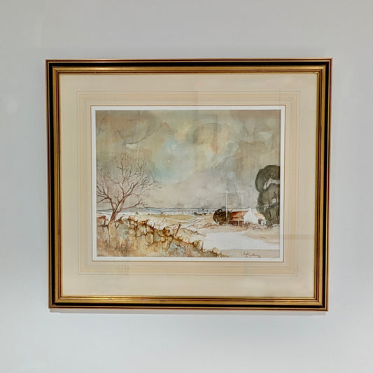 Hugh Guthrie 'Pomborneit, Victoria' Watercolour, 1983