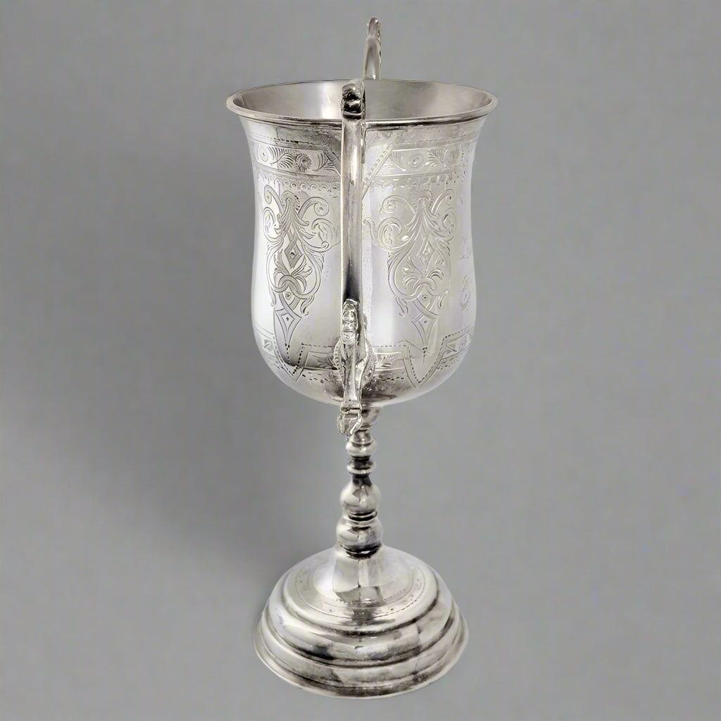 Old English Game Silver Plated Trophy, c1909