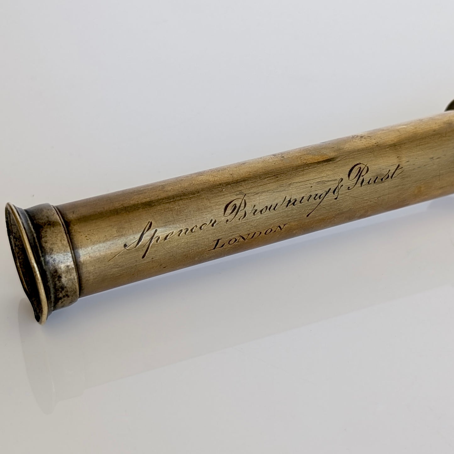 A Georgian Draw Tube Telescope By Spencer, Browning & Rust, c1830's