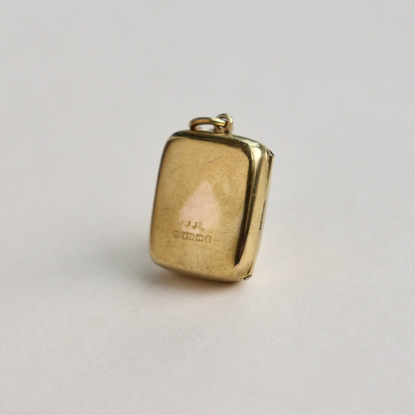A Birmingham 15ct Gold & Diamond Locket, c1899