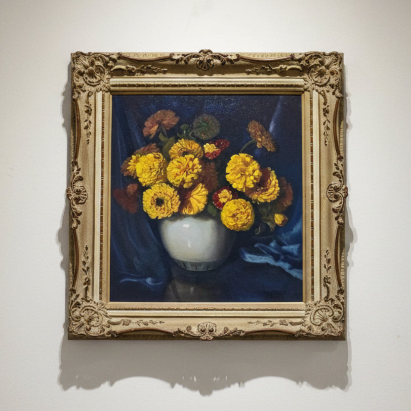 Albert Sherman (1882-1971) 'Marigolds', Oil