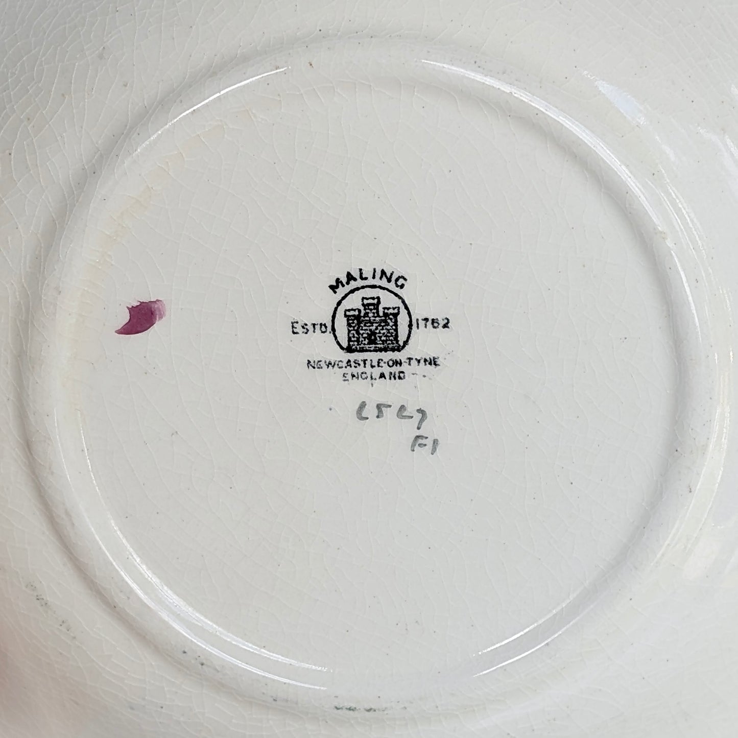 Maling Lustre Ware Tray & Bowl