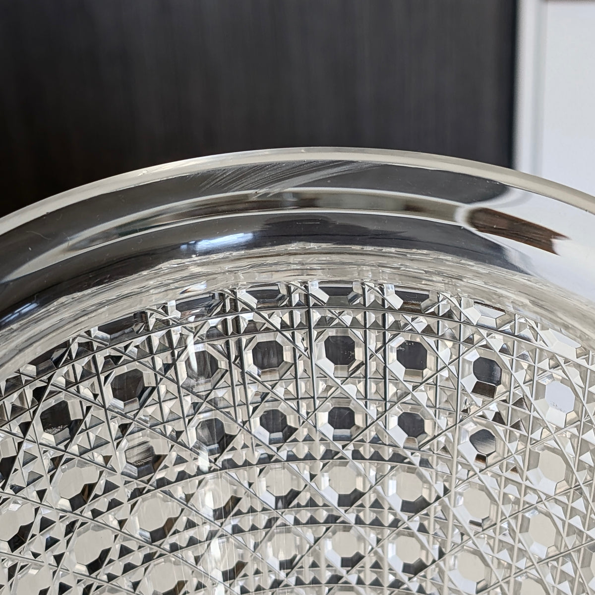 A Substantial 19th Century French Cut Crystal & Ormolu Vase