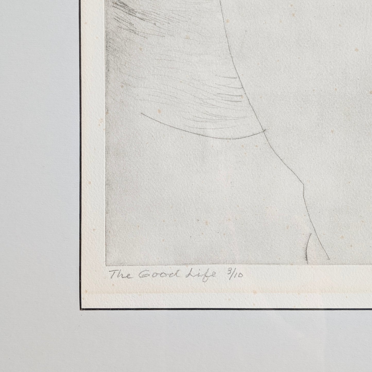 Noel Counihan 'The Good Life' Etching, 1969 (Large)