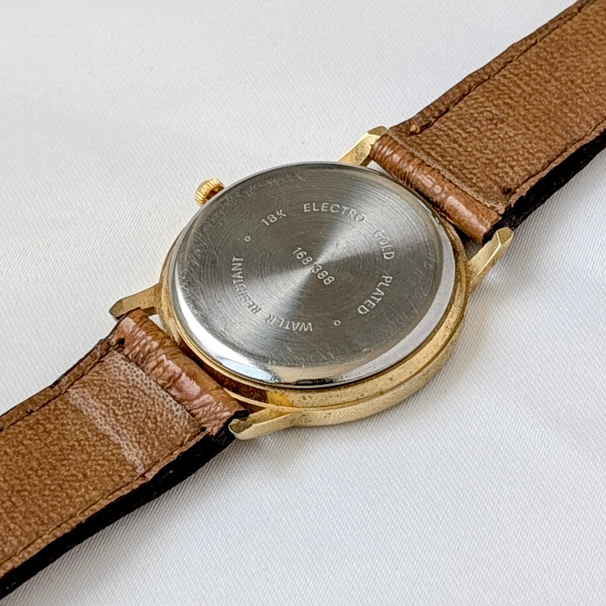 An Original Vintage Mickey Mouse Watch in 18ct Gold Plate