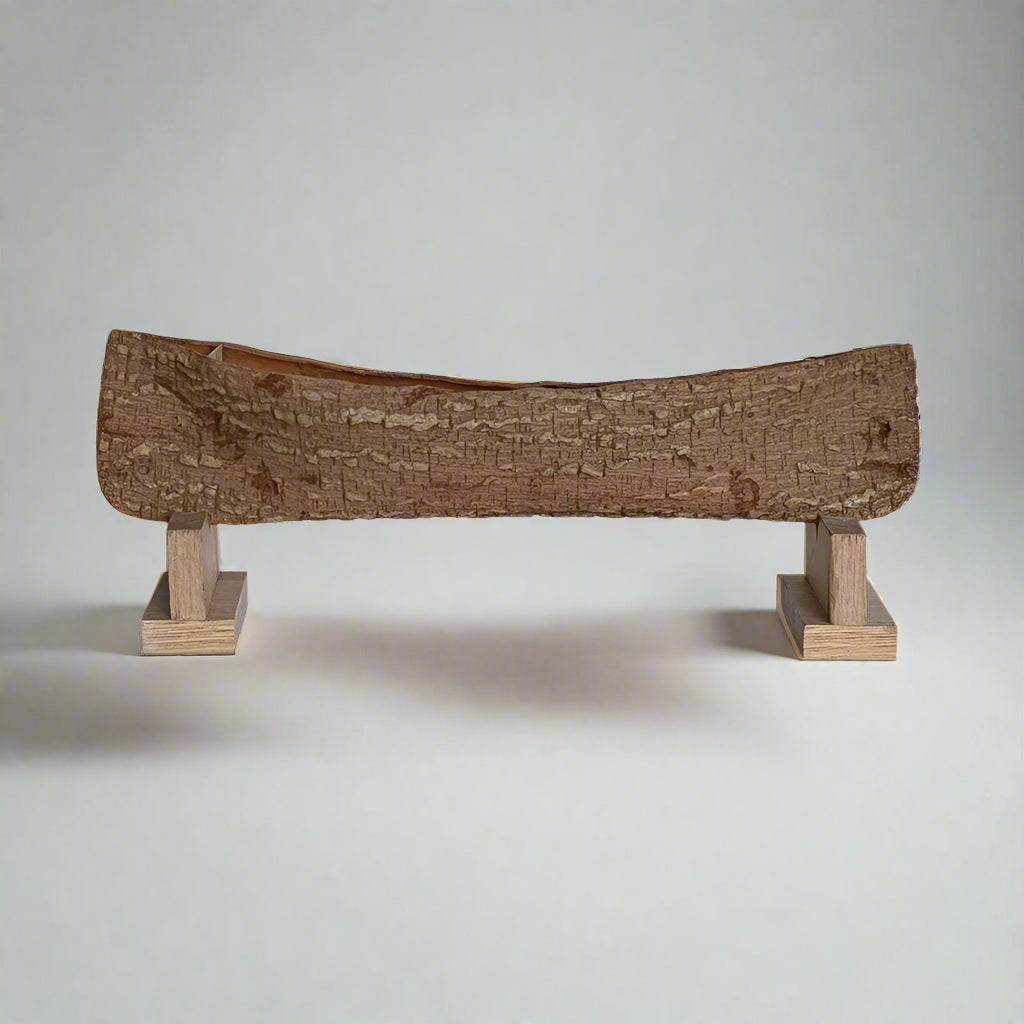 A Saugeen First Nations Birchbark Canoe Model, c1960