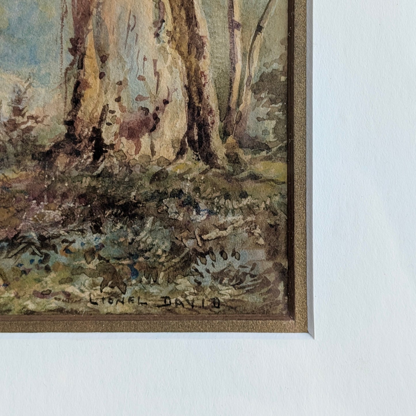 Lionel David 'Picnic Near Narrabeen NSW', Watercolour