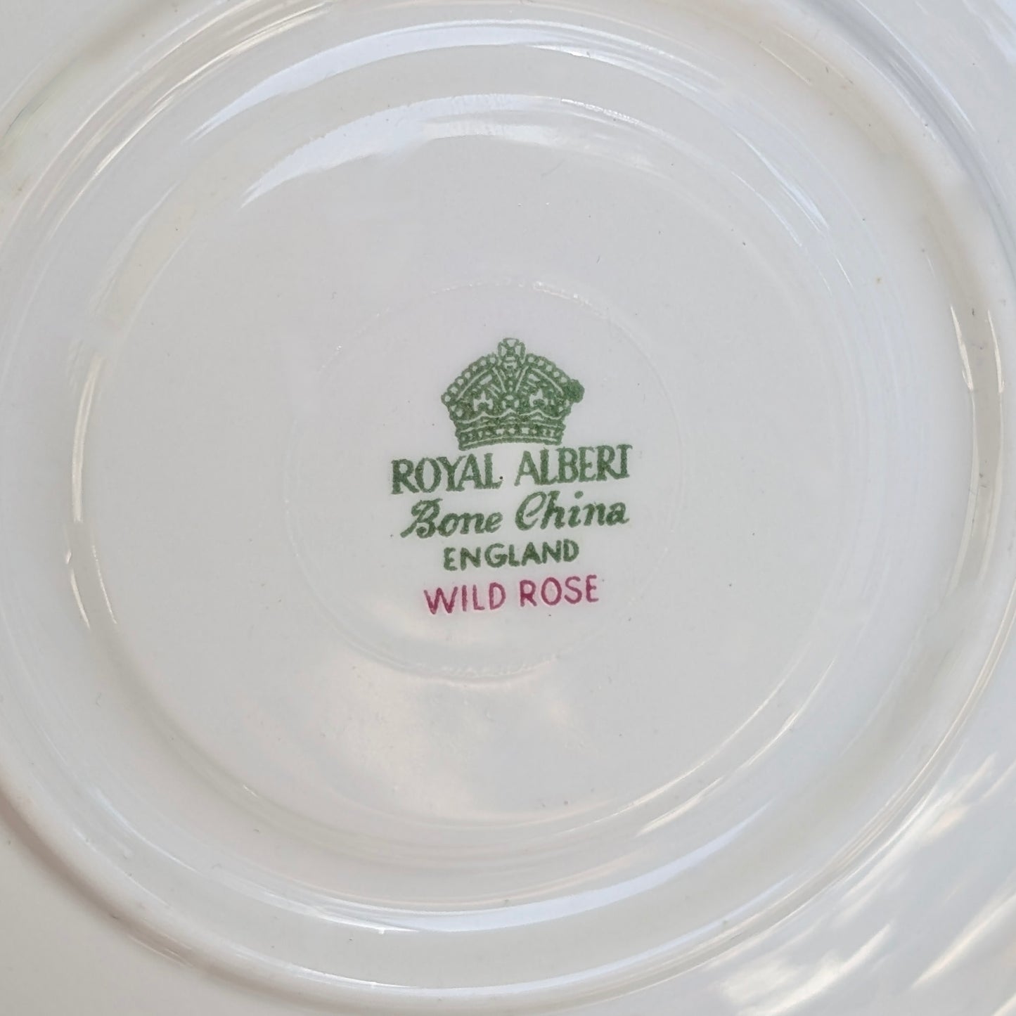 Royal Albert "Wild Rose" Bone China Teacup Trio