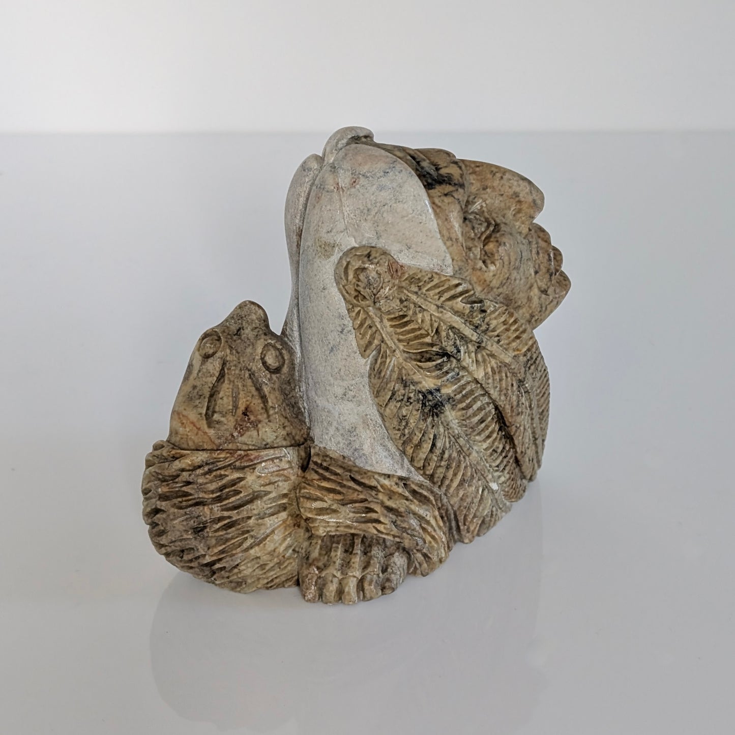 Lori Laforme Native American Carved Soapstone Sculpture