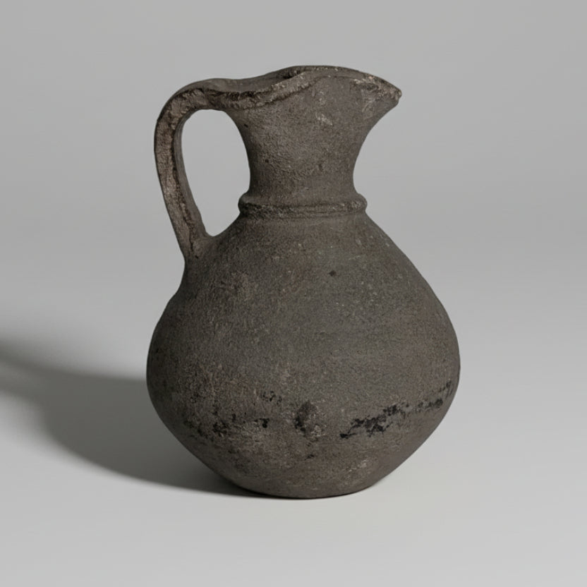 An Ancient Cypriot Black Slipware Jug, circa 1050-900 BC