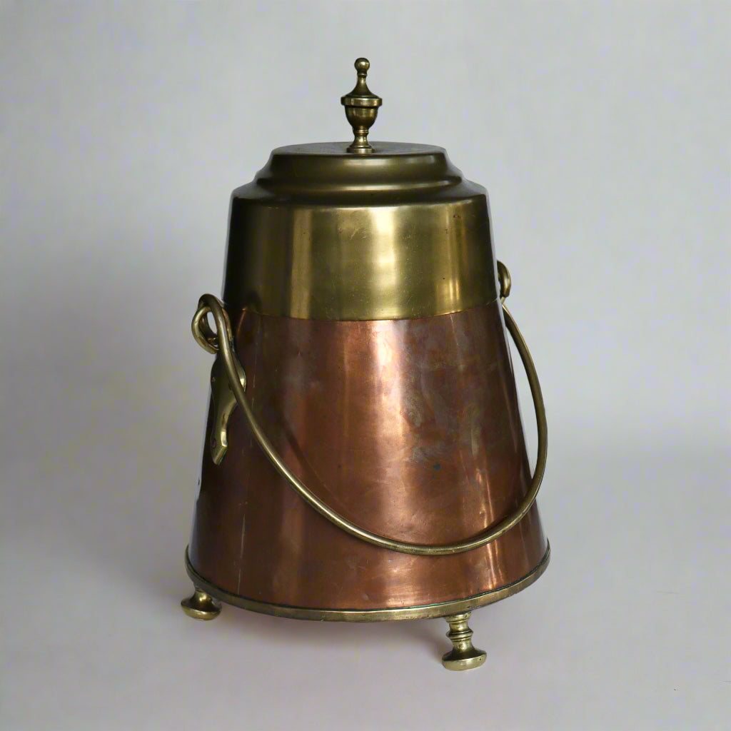 A 19th Century Dutch Copper Doofpot (Coal Bucket)