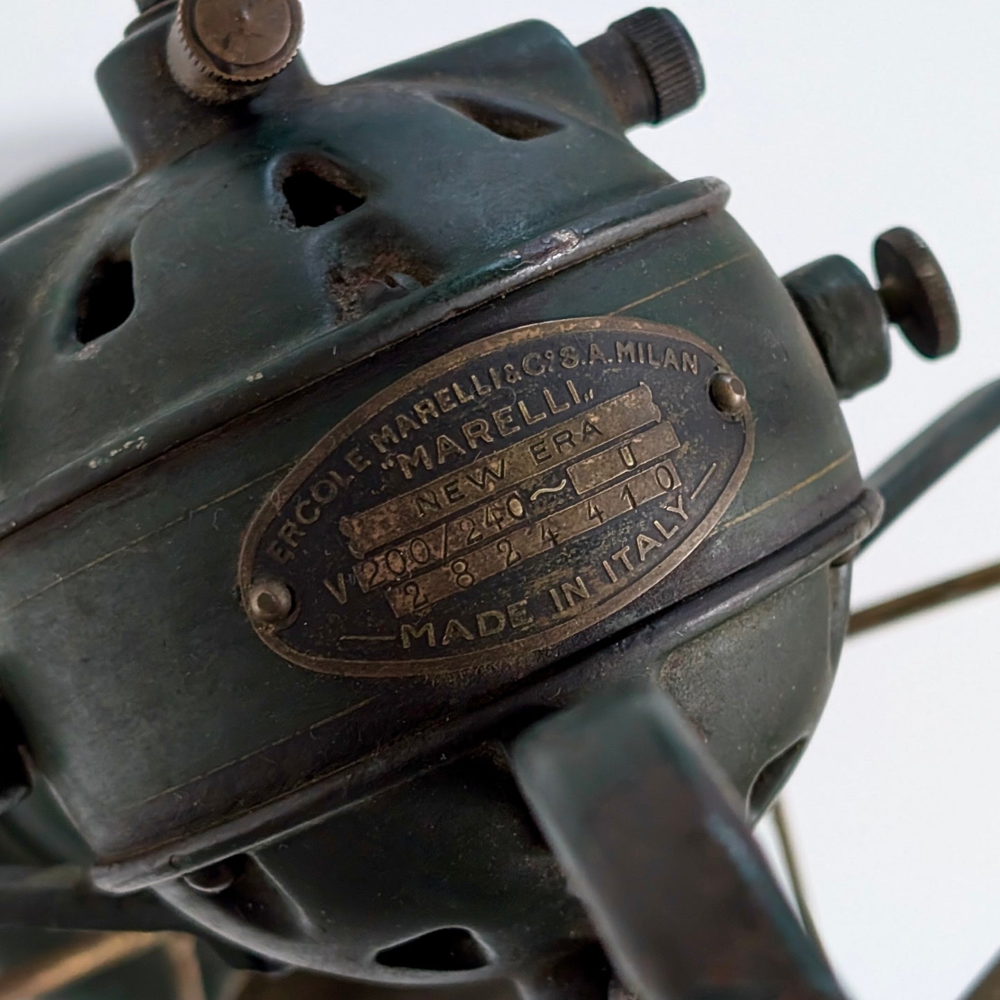 Ercole Marelli 'New Era' Table Fan, c1920